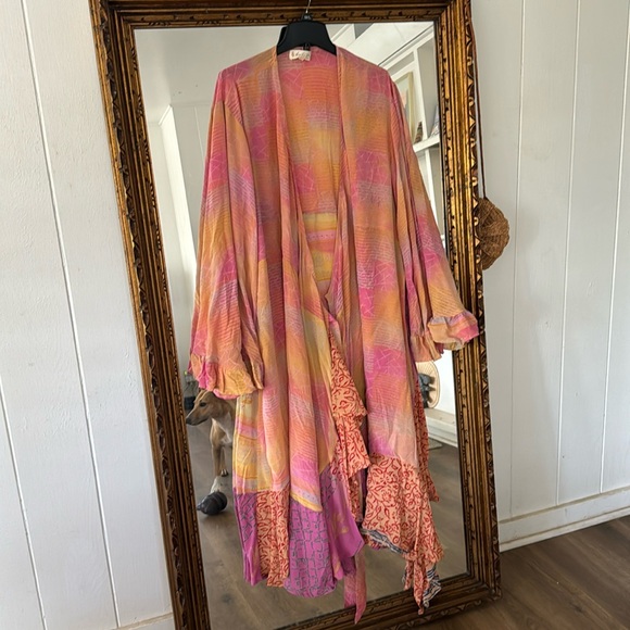 Kantha Bae Flourish Wrap Dress - Picture 1 of 7